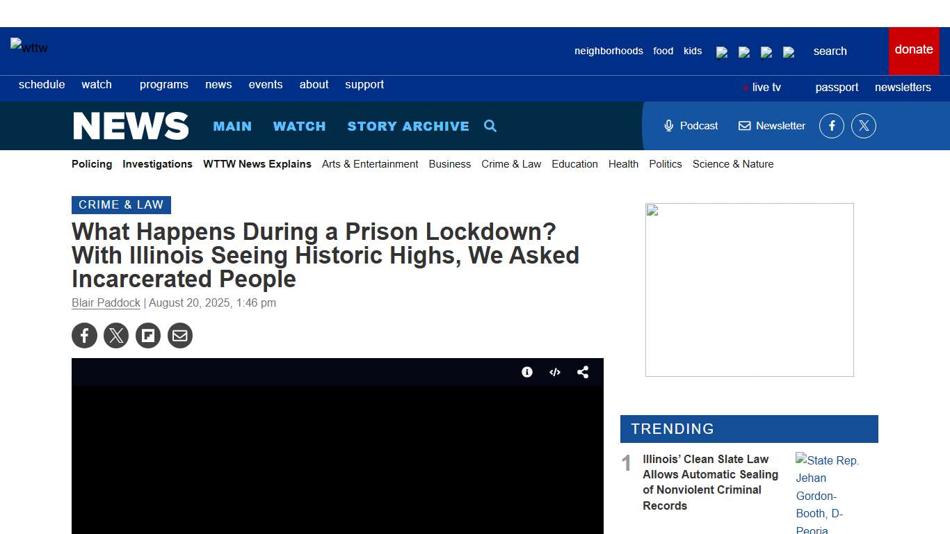 What Happens During a Prison Lockdown? With Illinois Seeing Historic Highs, We Asked Incarcerated People | Chicago News | WTTW