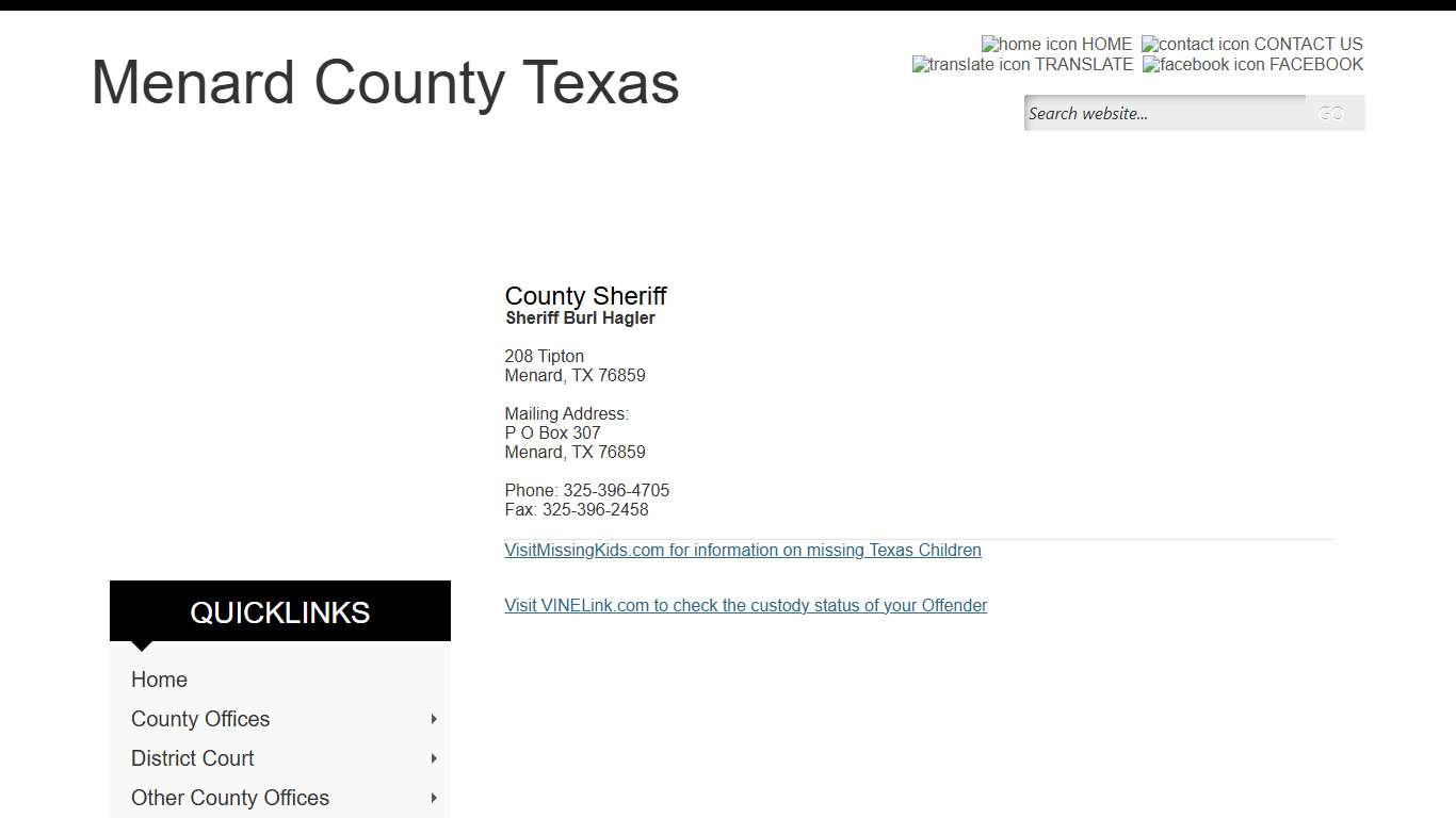 Menard County, Texas